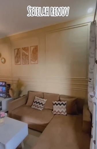 Potret renovasi rumah subsidi tipe 36 jadi artistik © 2023 brilio.net