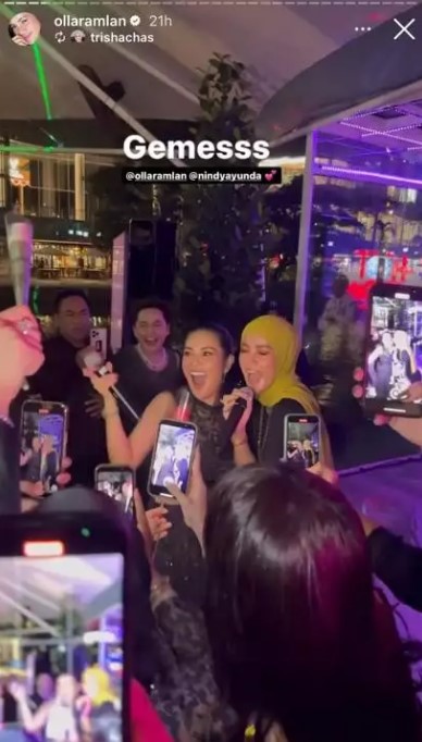 Nindy Ayunda dan Olla Ramlan dulu hingga kini © Instagram