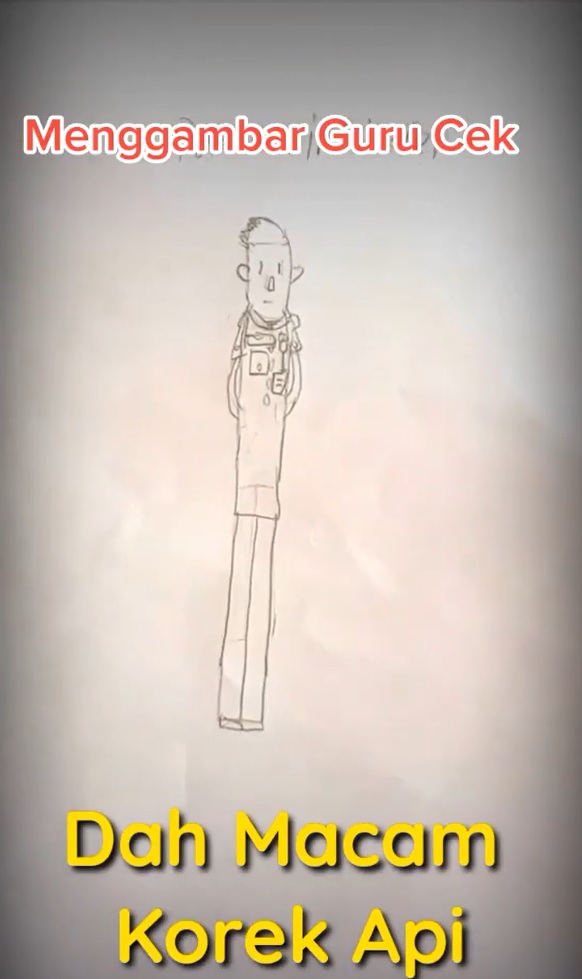 potret hasil tugas murid disuruh gambar gurunya ini kelewat kreatif © berbagai sumber