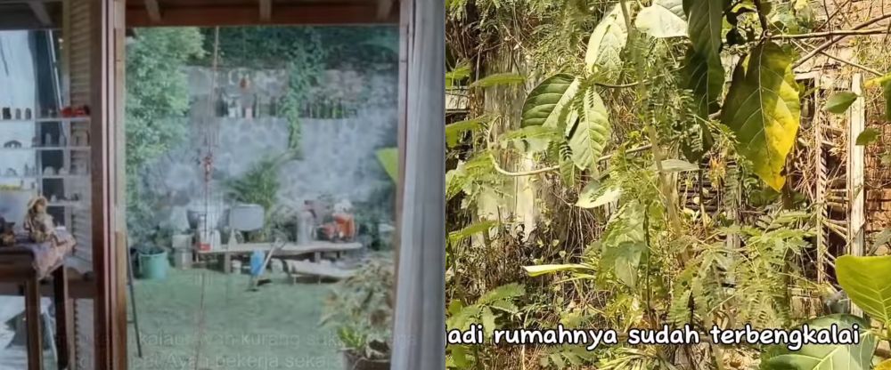 potret dulu dan kini rumah sherina di film © berbagai sumber