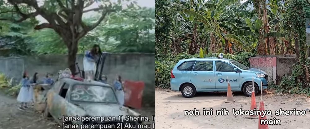 potret dulu dan kini rumah sherina di film © berbagai sumber