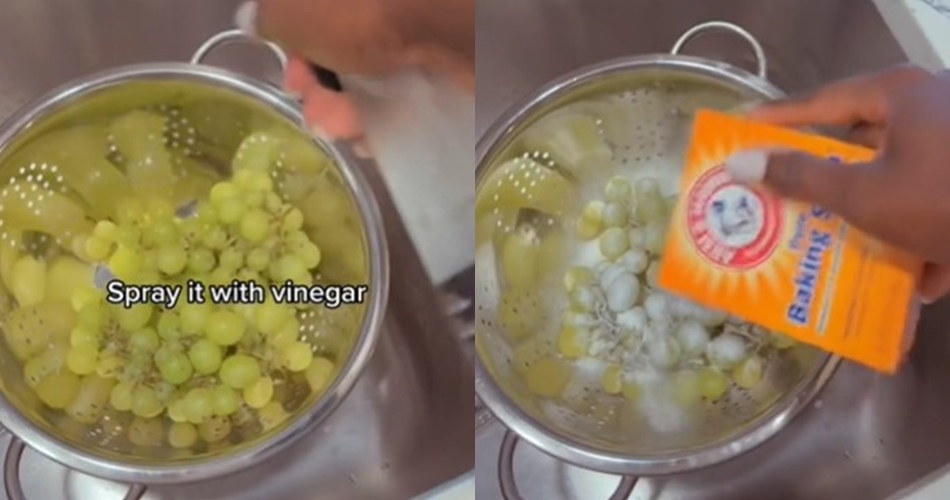 Tanpa garam atau tepung, ini cara enyahkan noda dan lapisan lilin pada anggur pakai 2 bahan dapur