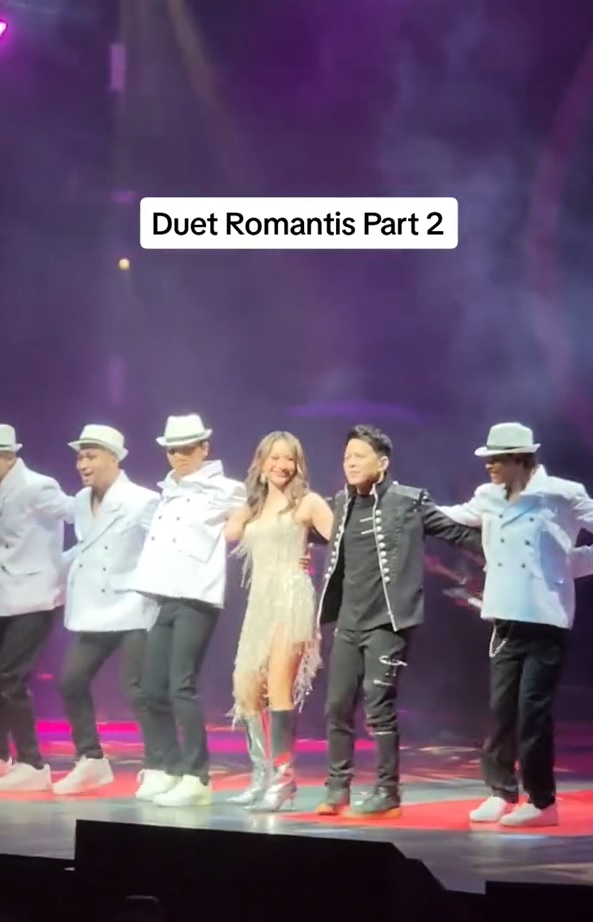 momen mesra bunga citra lestari duet bareng ariel noah © berbagai sumber