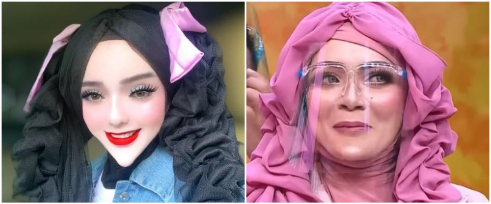 Yuni Jasmine barbie pakai dan tanpa filter © berbagai sumber