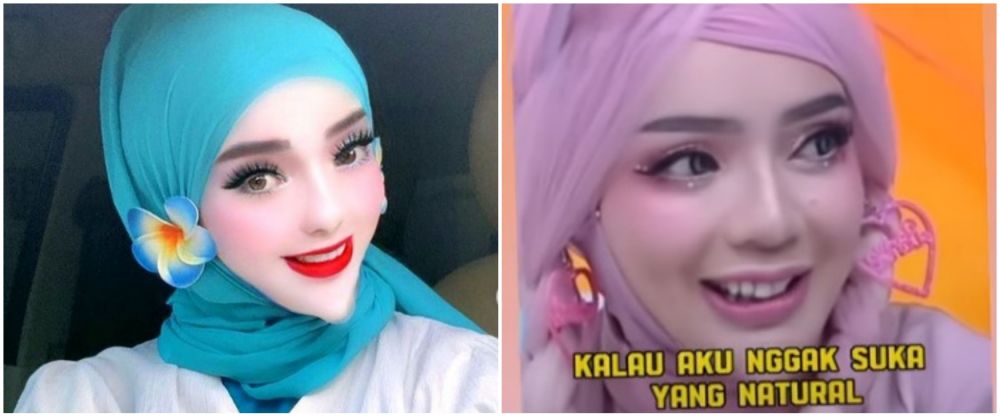 Yuni Jasmine barbie pakai dan tanpa filter © berbagai sumber Yuni Jasmine barbie pakai dan tanpa filter © berbagai sumber