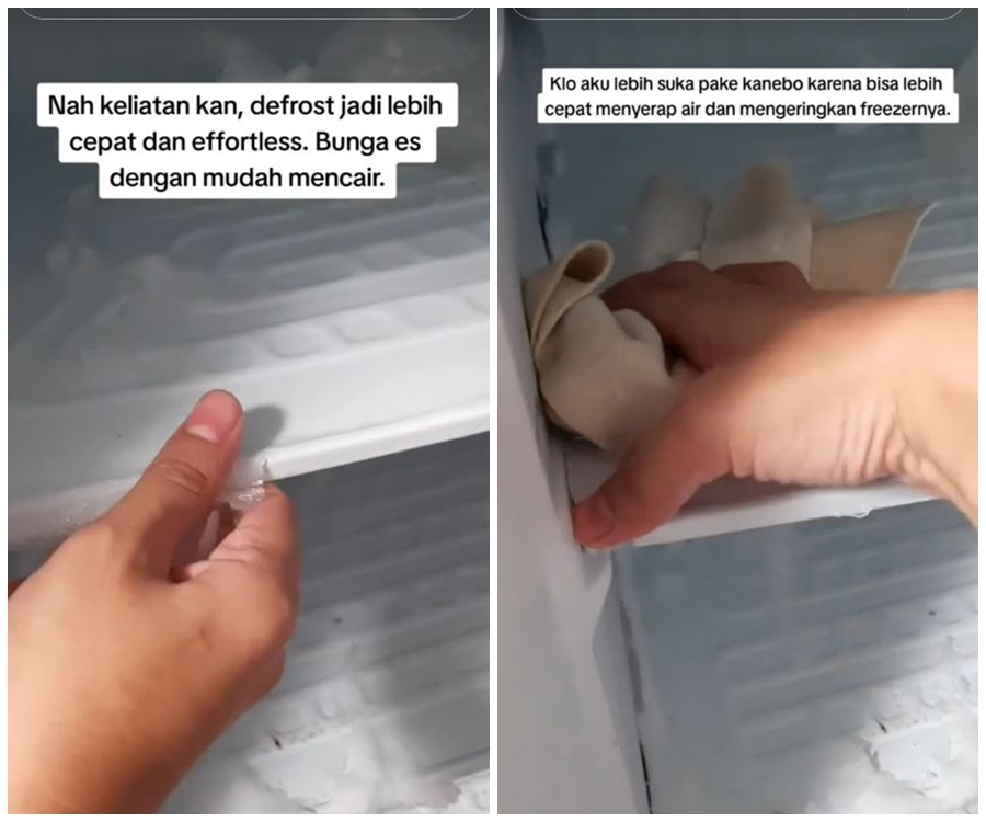 Cuma butuh 15 menit, begini cara cepat dan aman cairkan bunga es tanpa kipas atau disiram air