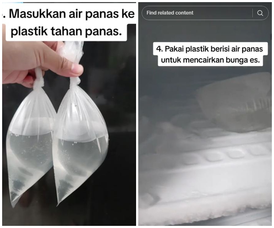 Cuma butuh 15 menit, begini cara cepat dan aman cairkan bunga es tanpa kipas atau disiram air