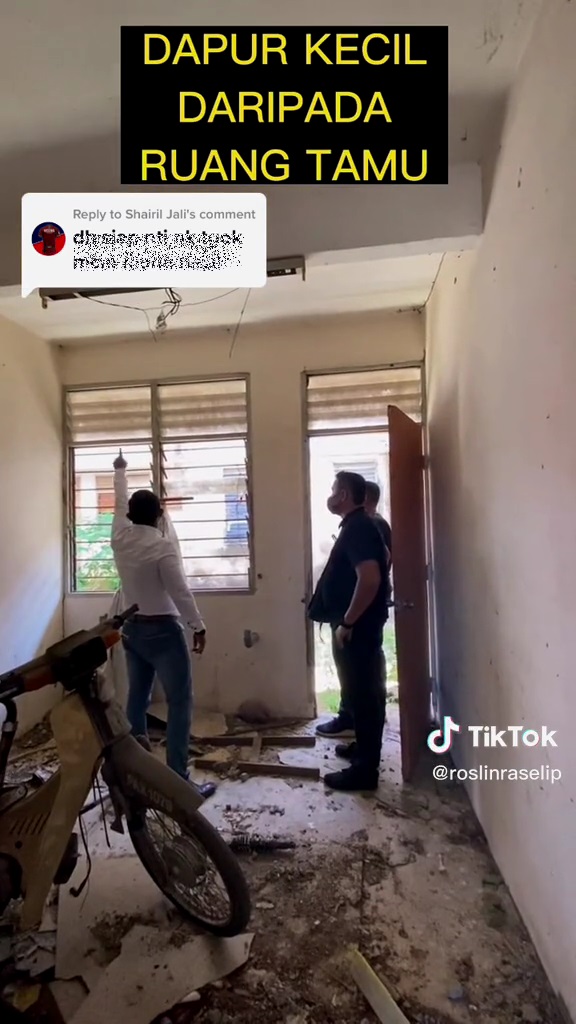renovasi rumah mirip toko © TikTok
