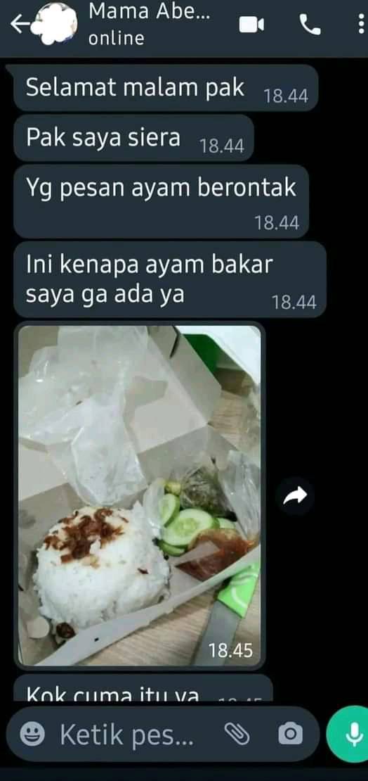makanan dibungkus © berbagai sumber