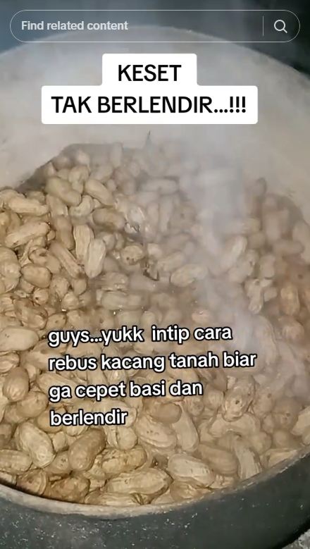 Lebih tahan lama, begini trik merebus kacang tanah agar hasilnya kesat dan tak berlendir