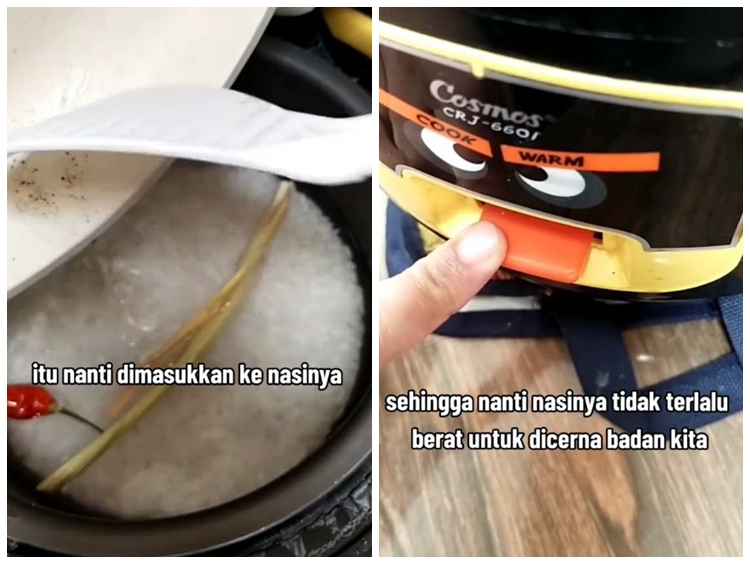 Jangan cuma pakai minyak kelapa, ini trik menanak nasi putih agar makin kaya serat dan rendah kalori