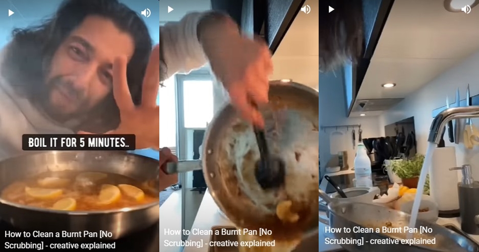 Tanpa sitrun, begini cara mudah bersihkan noda kerak gosong di dasar panci mengandalkan 3 bahan dapur