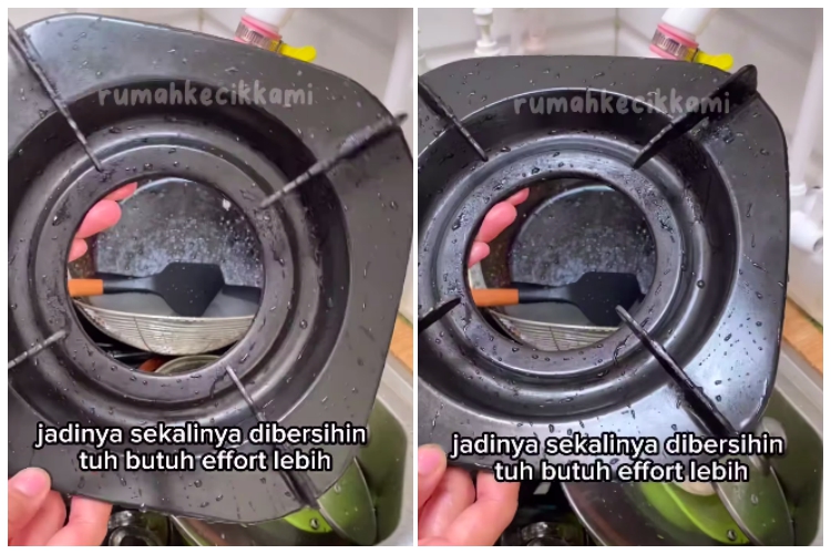 Tanpa sitrun atau baking soda, ini cara bersihkan tungku kompor berkerak cuma pakai 1 bahan sederhana