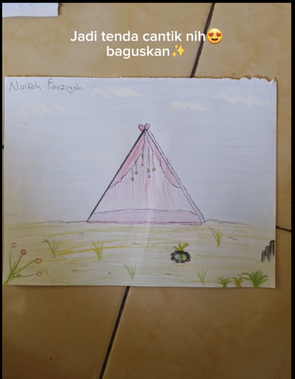 hasil gambar anak SD dari tegak lurus TikTok