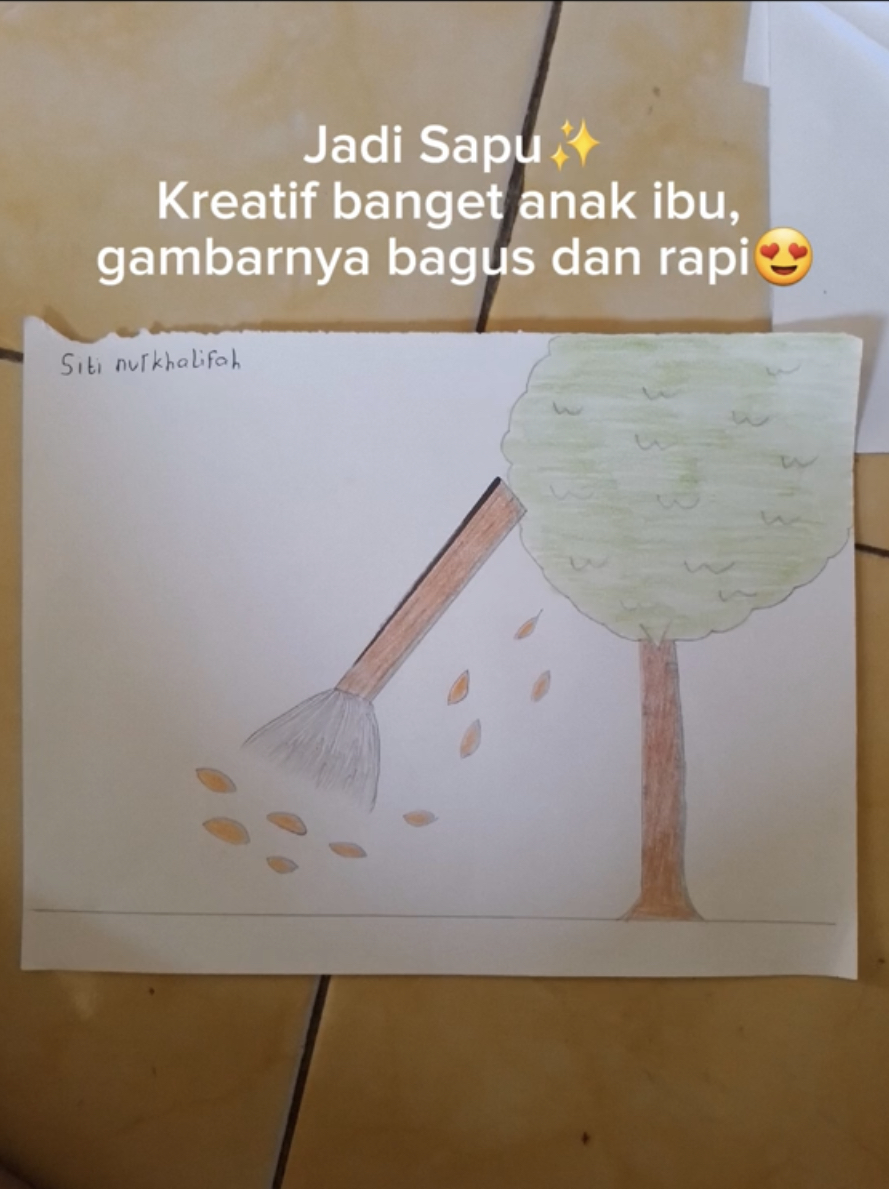 hasil gambar anak SD dari tegak lurus TikTok