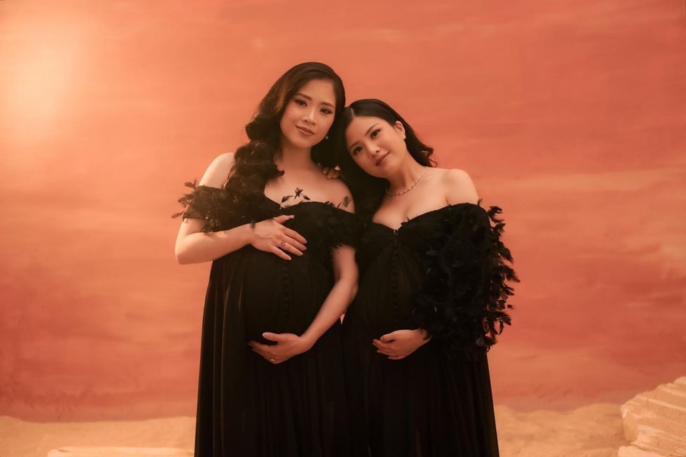 gaya kakak beradik saat hamil bareng © instagram gaya kakak beradik saat hamil bareng © instagram