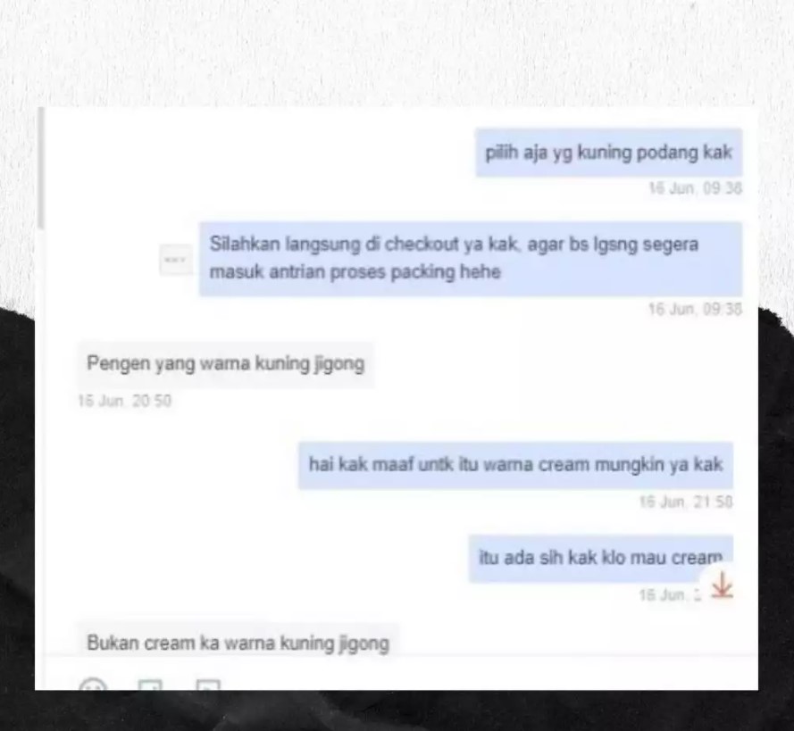 11 Chat penjual di luar dugaan  Berbagai sumber