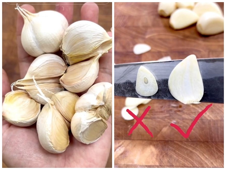 Tanpa direndam air panas, ini trik menggoreng bawang putih agar renyah tahan lama dan tidak gosong