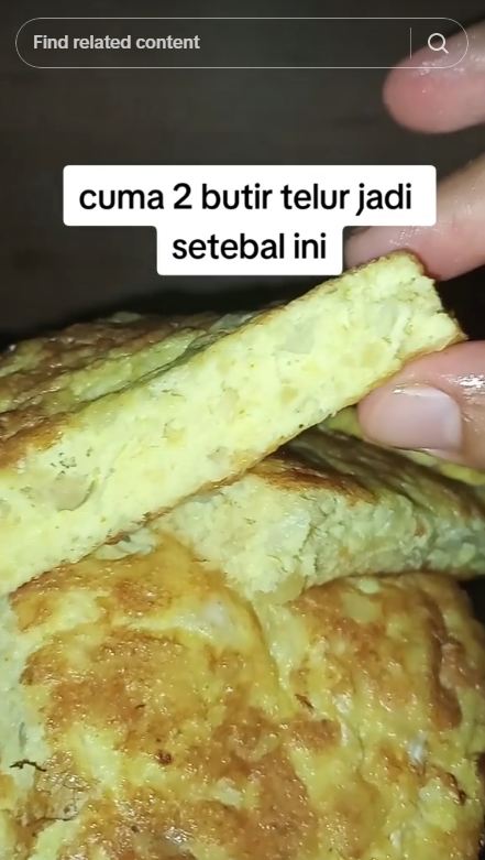 Cukup pakai 2 butir, begini cara bikin telur dadar makin tebal meski tanpa tepung dan tahu
