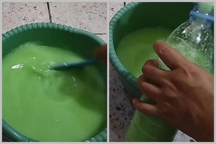 Bukan ditambah garam, ini cara memperbanyak sabun cuci piring cuma pakai 2 bahan dapur