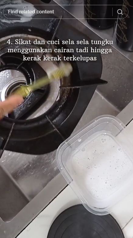 Modal Rp2.000, begini cara cepat bersihkan tungku kompor berkerak tanpa direndam air
