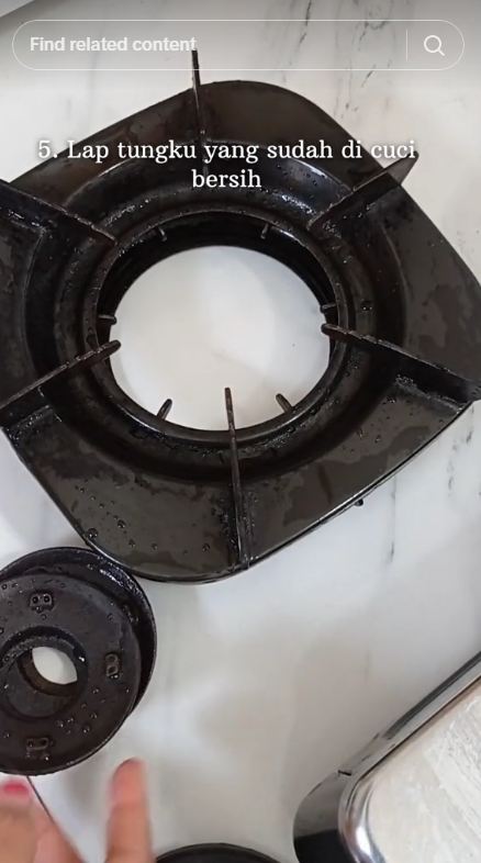 Modal Rp2.000, begini cara cepat bersihkan tungku kompor berkerak tanpa direndam air