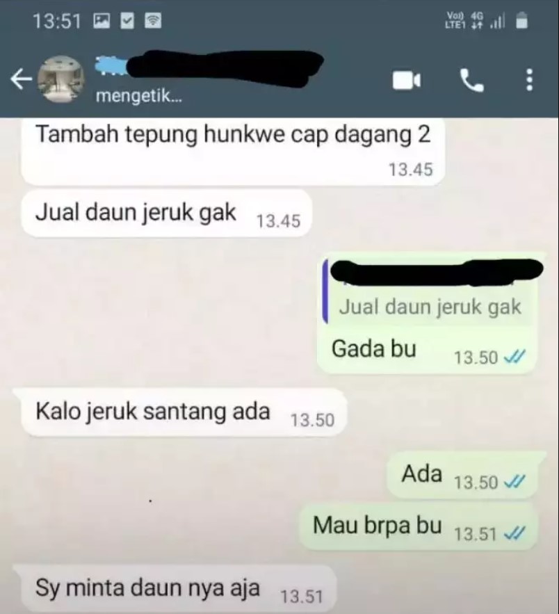 Chat pembeli jangan ditiru Berbagai sumber Chat pembeli jangan ditiru Berbagai sumber