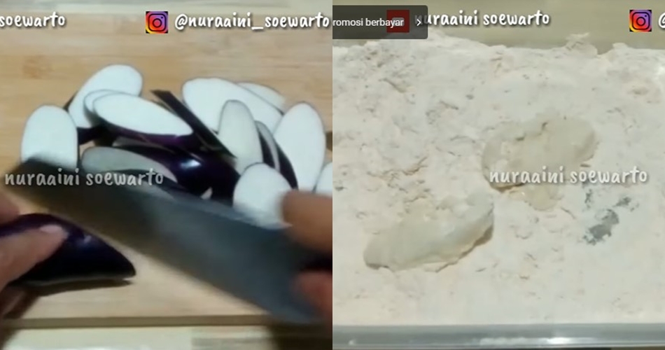Bukan diberi tepung beras, ini trik bikin adonan terong krispi tahan lama cukup tambah 2 bahan dapur