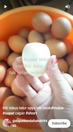 Tak perlu ditambah garam atau cuka, ini trik merebus telur agar hasilnya tidak retak dan mudah dikupas