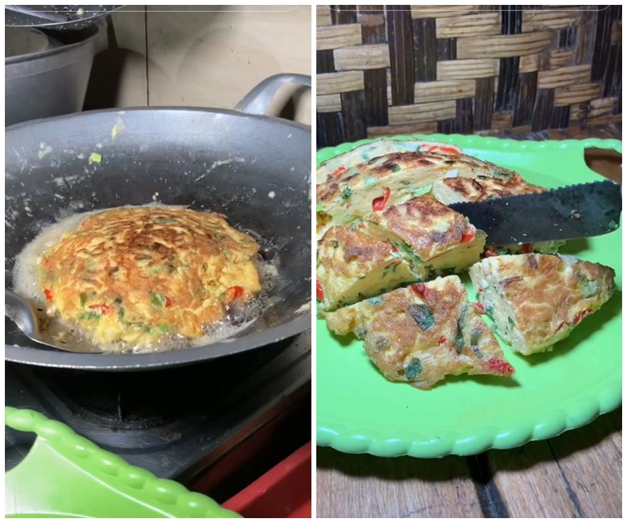Tak perlu pakai minyak banyak, begini cara menggoreng telur dadar agar makin tebal meski tanpa tepung