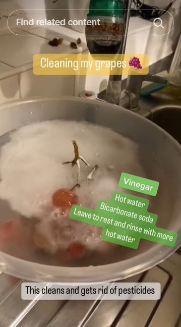 Tak perlu tepung atau garam, ini trik bersihkan lapisan lilin pada anggur dengan 3 bahan dapur