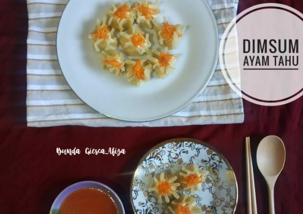 35 Cara membuat dimsum ayam untuk dijual, praktis dan enak