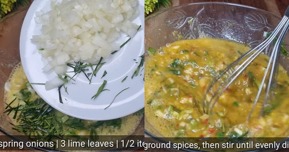 Tak perlu sayur kol atau wortel, ini trik goreng telur dadar tebal dan antilembek pakai 2 bahan dapur