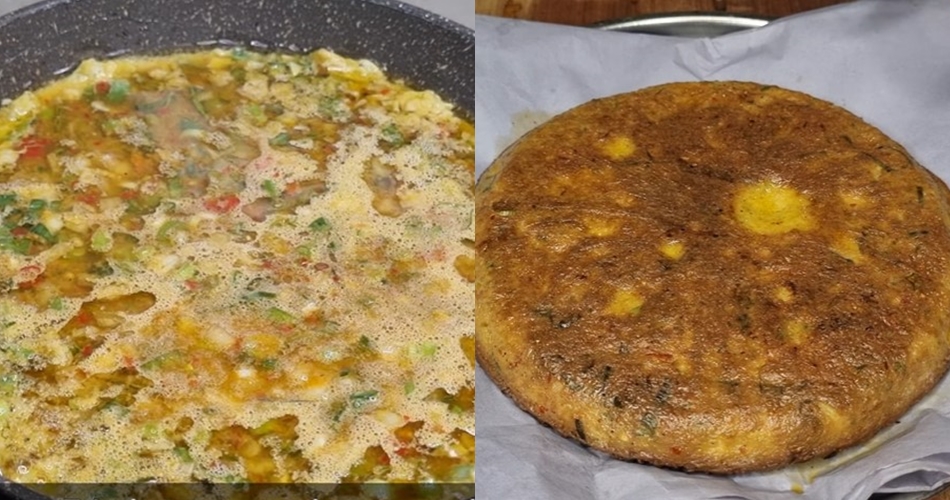 Tak perlu sayur kol atau wortel, ini trik goreng telur dadar tebal dan antilembek pakai 2 bahan dapur