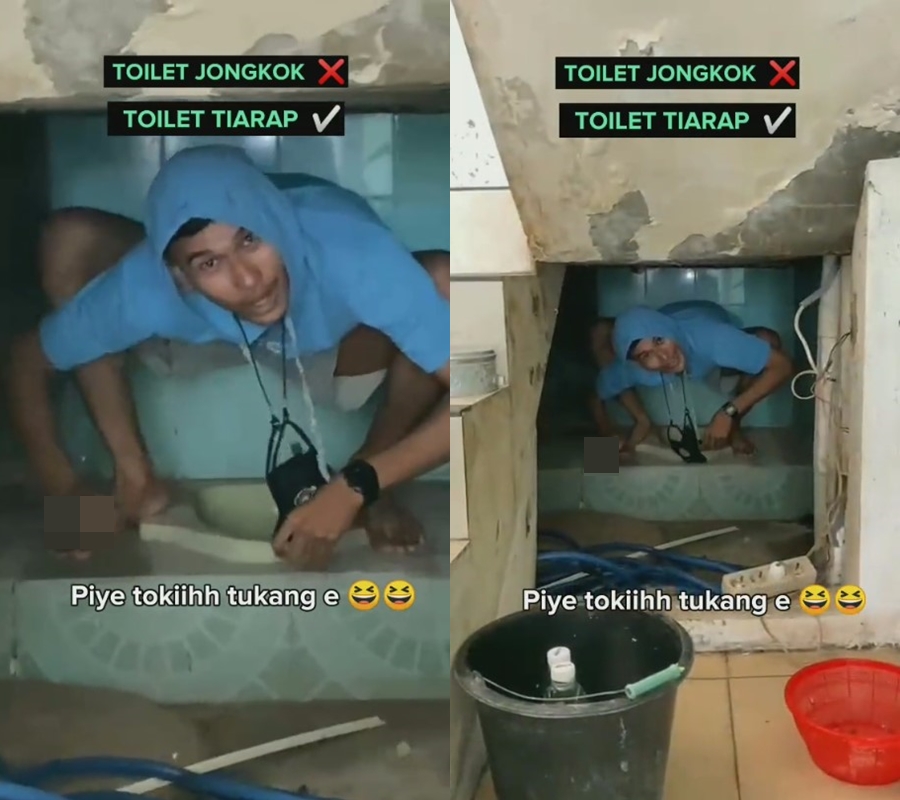 toilet merangkak ala spiderman © 2023 brilio.net toilet merangkak ala spiderman © 2023 brilio.net