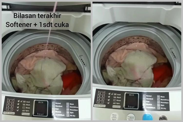 Bukan pakai sitrun, ini trik membersihkan handuk dapur apek dan kumal cuma tambah 2 bahan dapur