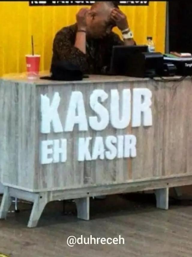 potret kocak kasir © berbagai sumber