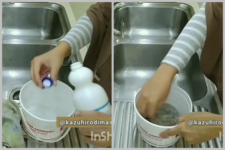 Tanpa perlu dikucek, ini cara mencuci kanebo menghitam agar bersih lagi cuma tambah 1 bahan dapur