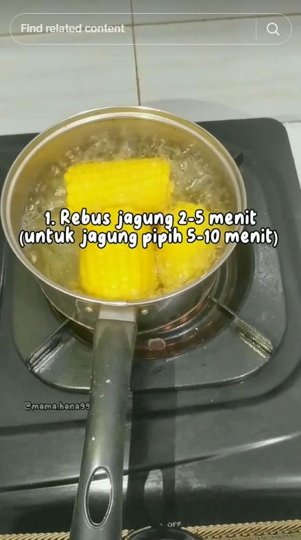 Tak perlu diberi garam, ini trik merebus jagung biar empuk dan lebih manis ditambah 1 bahan dapur