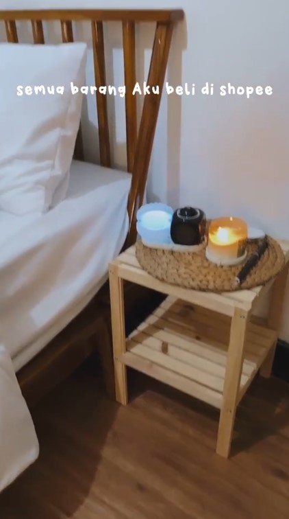 Kamar kumuh di-makeover ala korean style © TikTok