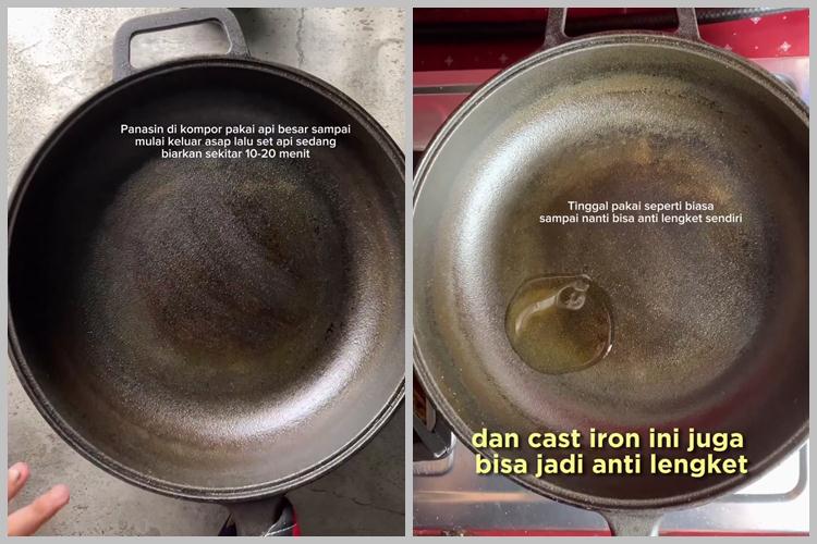 Bukan diberi baking soda atau sitrun, begini cara hilangkan karat di panci cuma pakai 3 bahan dapur