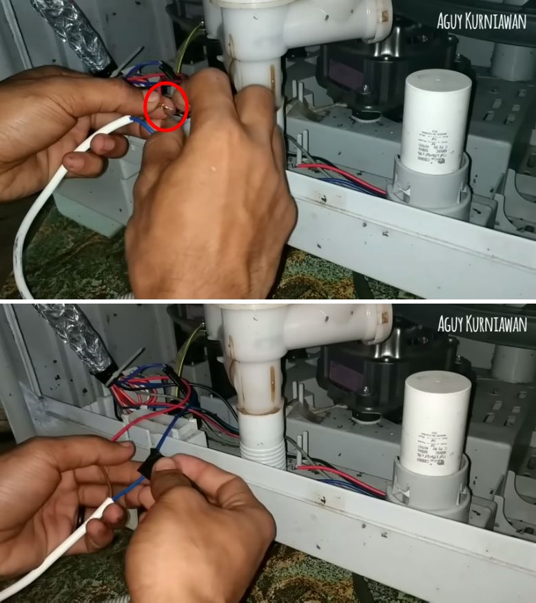 mesin cuci tidak berputar © YouTube