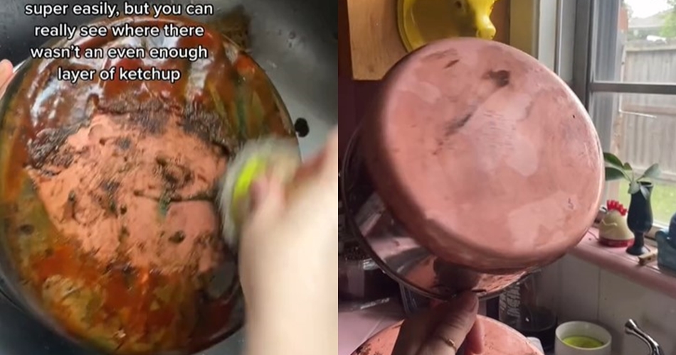 Tak perlu baking soda atau lemon, ini trik bersihkan noda membandel di pantat panci pakai 1 jenis saus
