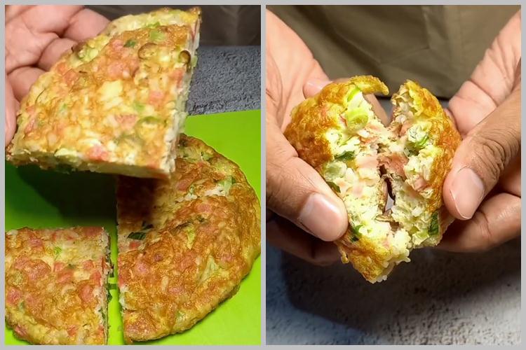 Tanpa tepung atau sayur kol, ini trik goreng telur dadar lebih tebal cuma pakai 2 bahan makanan