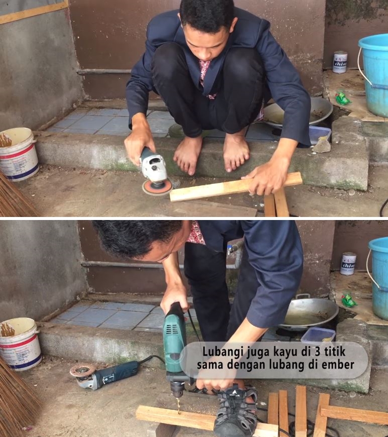 sofa dari ember © YouTube