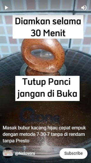 Tak perlu direndam dulu, ini trik merebus kacang hijau agar empuk dalam 14 menit tanpa presto