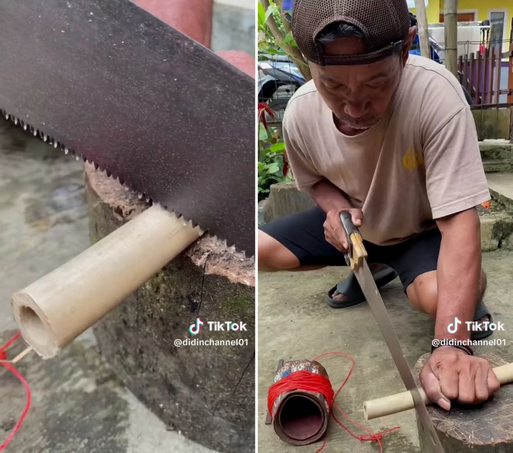 jemuran tanpa katrol © TikTok jemuran tanpa katrol © TikTok