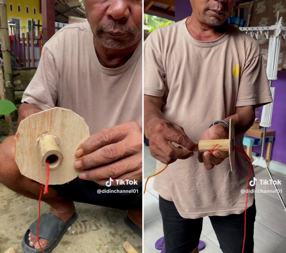 jemuran tanpa katrol © TikTok jemuran tanpa katrol © TikTok