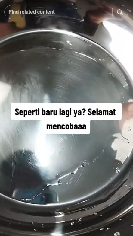 Ampuh pakai 1 bahan dapur, ini cara bersihkan noda gosong yang membekas di panci stainless tanpa bikin