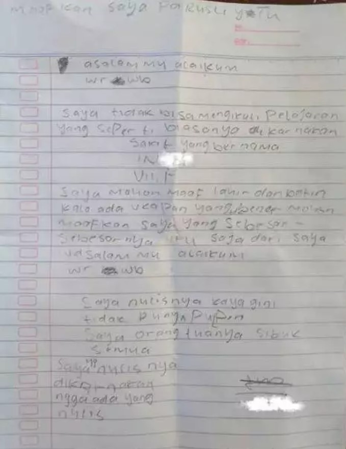 Surat izin bikin dilema   Berbagai sumber